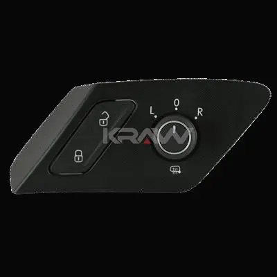 Switch, exterior rearview mirror adjustment