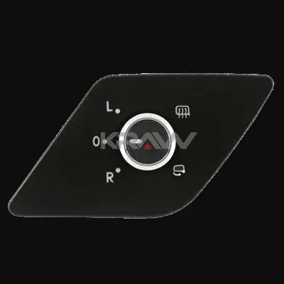Switch, exterior rearview mirror adjustment
