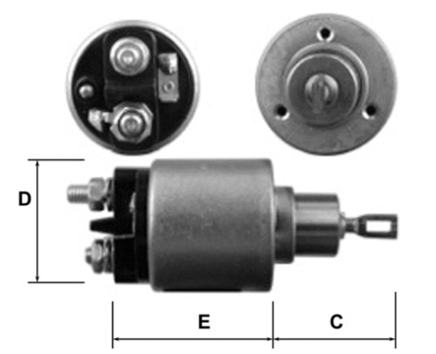 Solenoid Switch, starter (E3440)