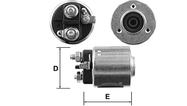 Solenoid Switch, starter (E7466)