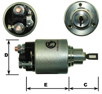 Solenoid Switch, starter (E3730)