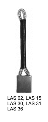 Carbon Brush, starter (SLASX-36)