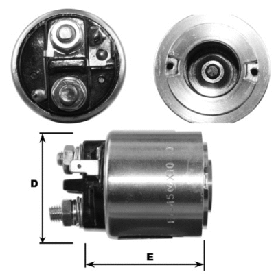Solenoid Switch, starter (E7445)