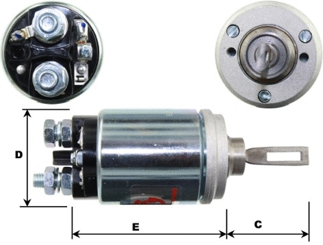 Solenoid Switch, starter (E3629)