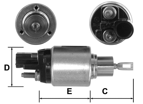 Solenoid Switch, starter (E9035)