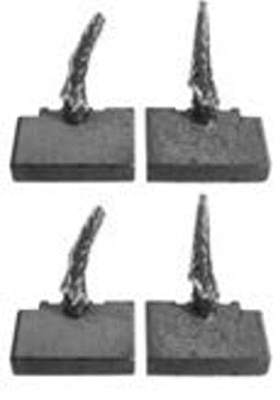 Carbon Brush, starter (SBSX-241-242)