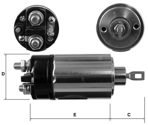Solenoid Switch, starter (E3661)