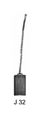 Carbon Brush, starter (SJX-32)