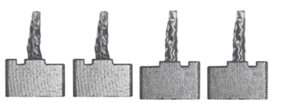 Carbon Brush, starter (SBSX-208-209)