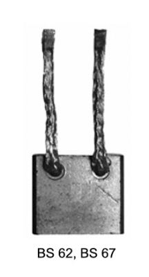 Carbon Brush, starter (SBSX-62)