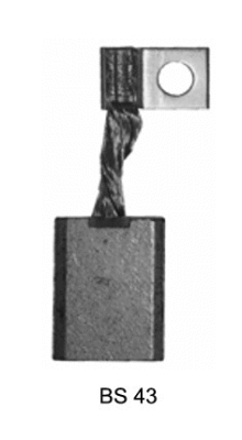 Carbon Brush, starter (SBSX-43)