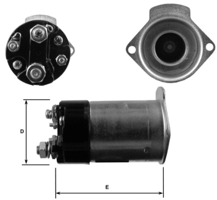 Solenoid Switch, starter (E5386)
