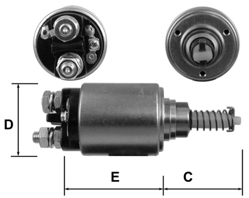 Solenoid Switch, starter (E3602)