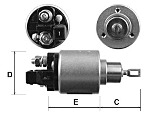 Solenoid Switch, starter (E3466)