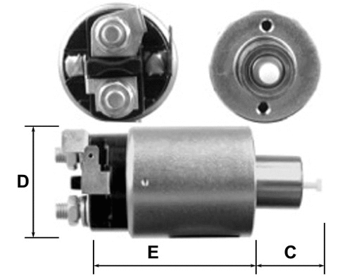Solenoid Switch, starter (E8045)
