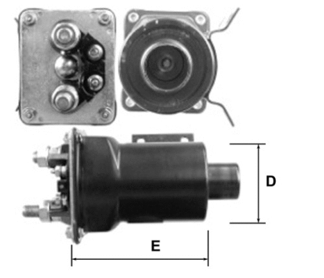 Solenoid Switch, starter (E5387)