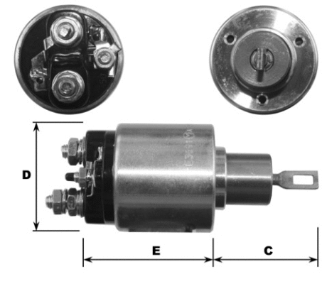 Solenoid Switch, starter (E3691)