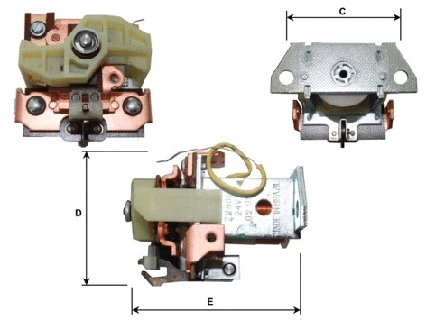 Solenoid Switch, starter (E3362)