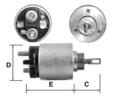 Solenoid Switch, starter (E3487)