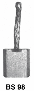 Carbon Brush, starter (SBSX-98)