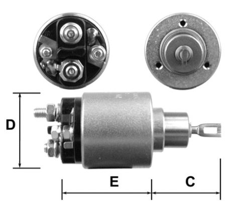 Solenoid Switch, starter (E3632)