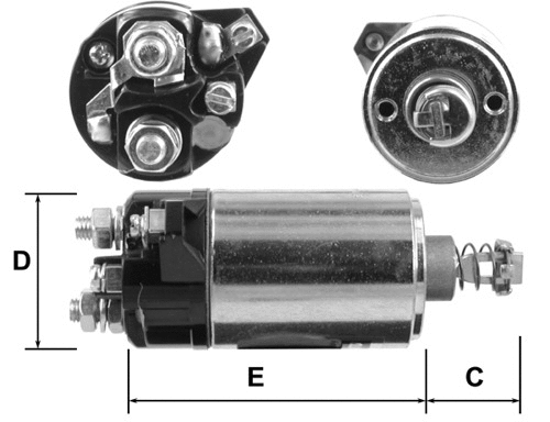 Solenoid Switch, starter (E3656)