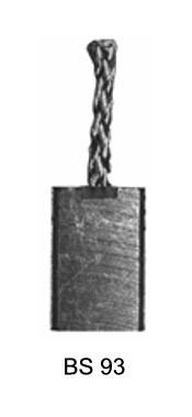 Carbon Brush, starter (SBSX-93)