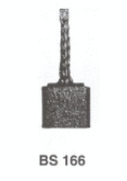 Carbon Brush, starter (SBSX-166)