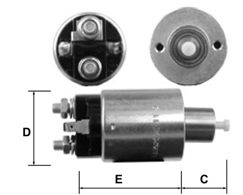 Solenoid Switch, starter (E8052)