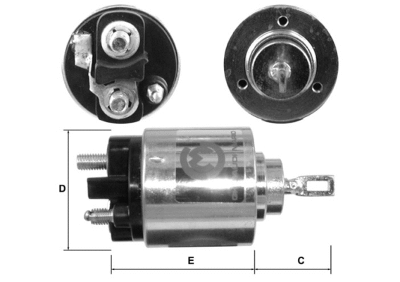 Solenoid Switch, starter (E3613)