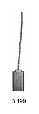 Carbon Brush, starter (SBX-199)