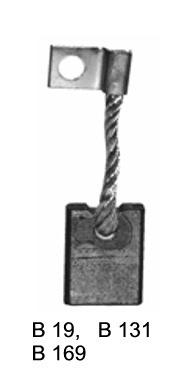 Carbon Brush, starter (SBX-131)