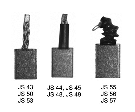Carbon Brush, starter (SJSX-43-45-57)