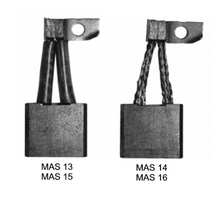 Carbon Brush, starter (SMASX-13-14)