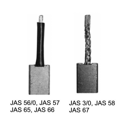 Carbon Brush, starter (SJASX-66-67)