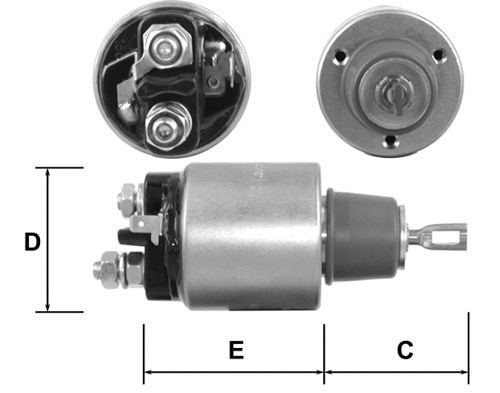 Solenoid Switch, starter (E3705)