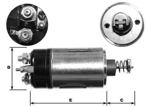 Solenoid Switch, starter (E3679)