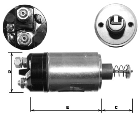 Solenoid Switch, starter (E3681)