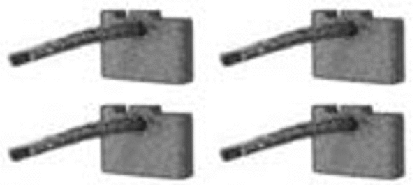 Carbon Brush, starter (SBSX-244)
