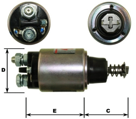 Solenoid Switch, starter (E3660)