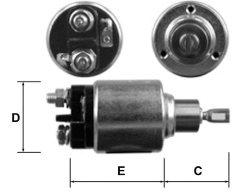 Solenoid Switch, starter (E3699)