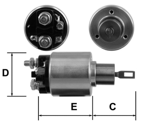 Solenoid Switch, starter (E3608)