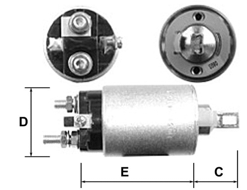 Solenoid Switch, starter (E8051)