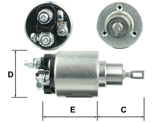 Solenoid Switch, starter (E3616)