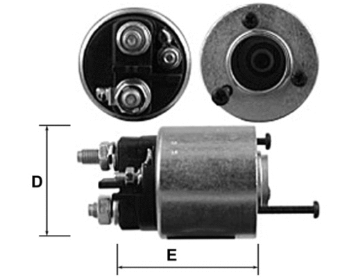 Solenoid Switch, starter (E7465)