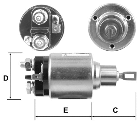 Solenoid Switch, starter (E3500)