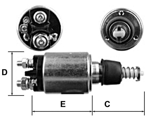 Solenoid Switch, starter (E3669)