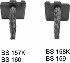 Carbon Brush, starter (SBSX-159-160)