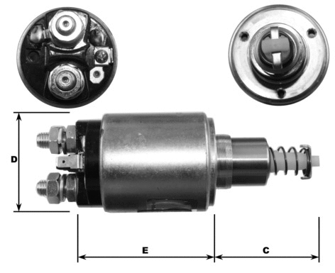 Solenoid Switch, starter (E3738)
