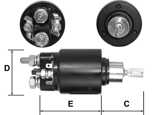 Solenoid Switch, starter (E3735)